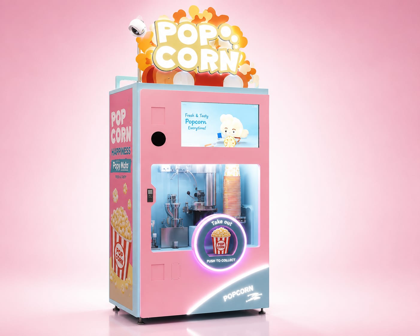PoptyMoto Popcorn Machine